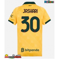 Camisa de Futebol AC Milan Ardon Jashari #30 Equipamento Alternativo Mulheres 2025-26 Manga Curta